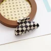 Colorful Chessboard Hair Clip Claw
