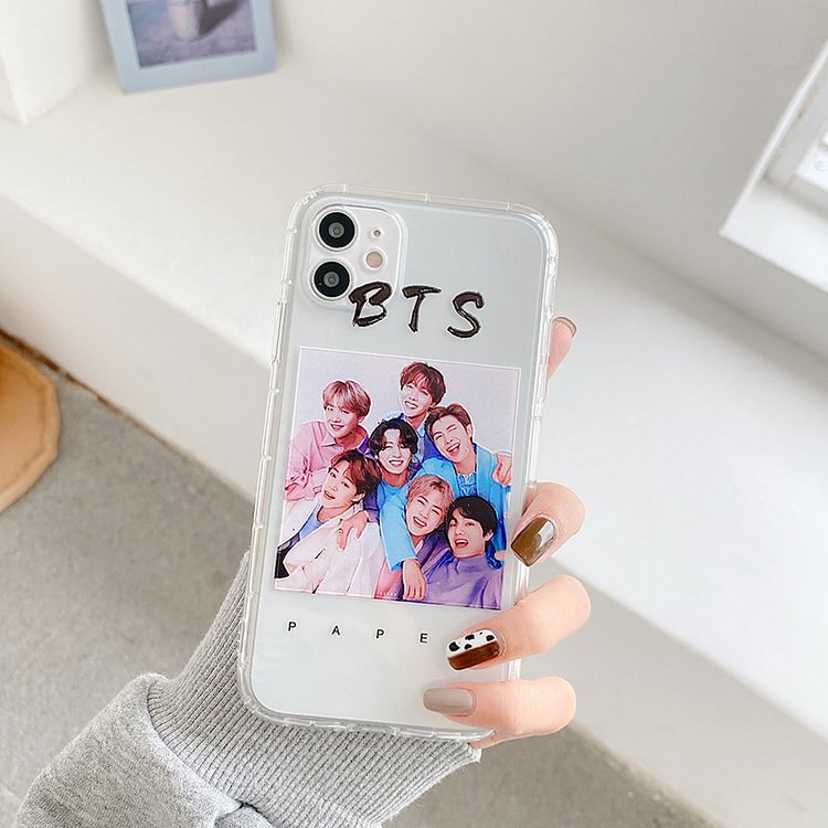 BTS Member Photo Clear Phone Case