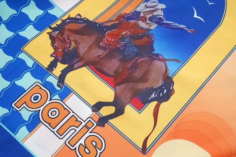 Casablanca 2023SS New Product Silk Short Sleeve Shirt