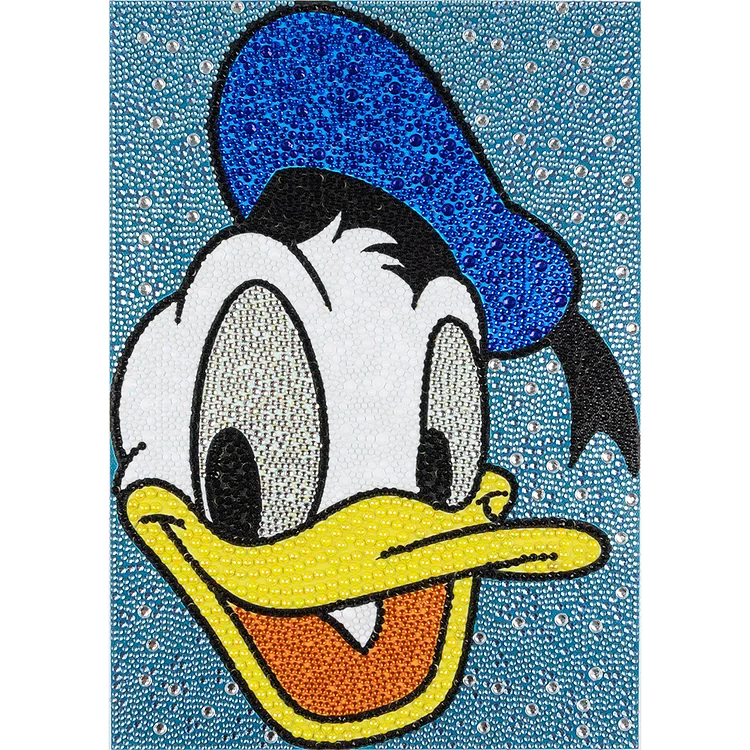 Full Special-Shaped Crystal Diamond Painting - Cartoon Donald Duck 30*40CM