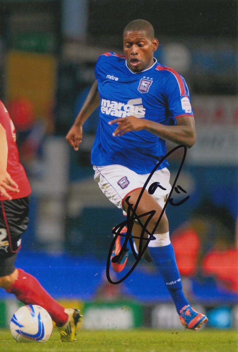 IPSWICH TOWN HAND SIGNED JAY EMMANUEL THOMAS 6X4 Photo Poster painting 1.