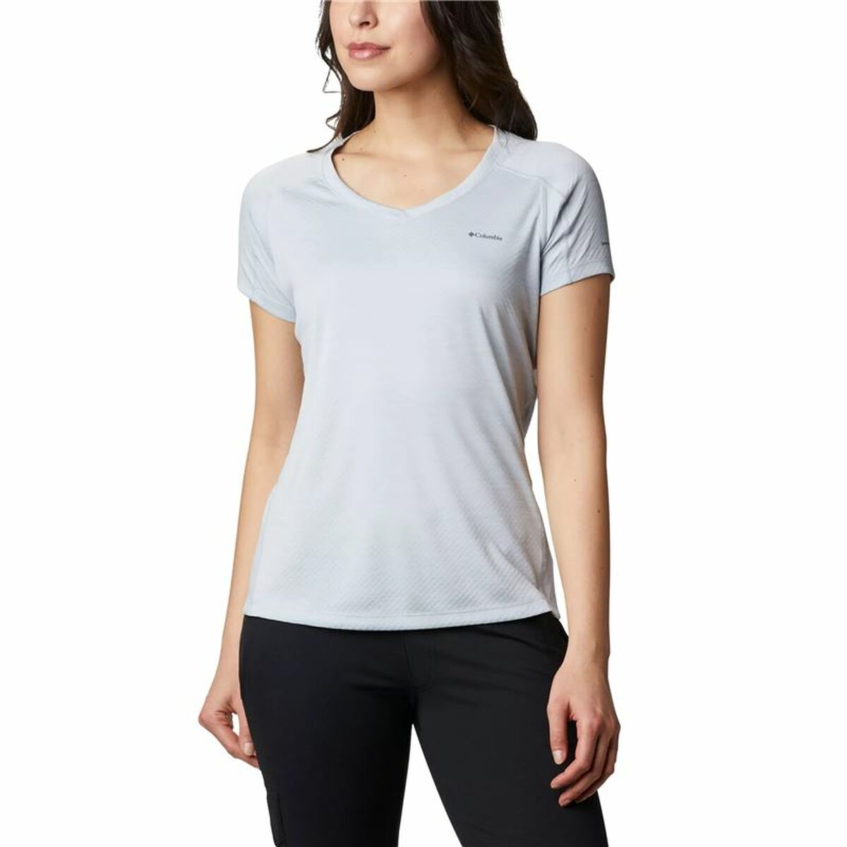 Women&rsquo;s Short Sleeve T-Shirt Columbia Zero Rules&trade; Grey