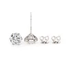 Cherished Moments 2 ct tw Round Cut Lab Diamond 6 Claw Prong Martini Stud Earrings (DE/G Color, VS Clarity)