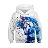 Kid Boy Girl Unicorn Loose Tide Long Sleeve Pullover Hoodie