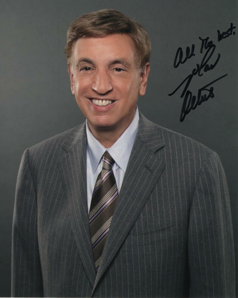 MARV ALBERT SIGNED AUTOGRAPH 8X10 Photo Poster painting - NEW YORK KNICKS ICON, LEGEND ANNOUNCER