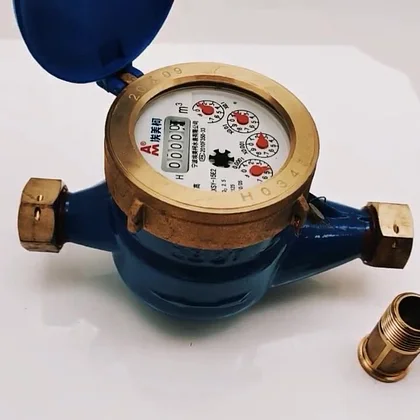 Tap water household water meter rotary wing wet cold water meter 4 points 6 points anti-reverse rental house Engineering Special