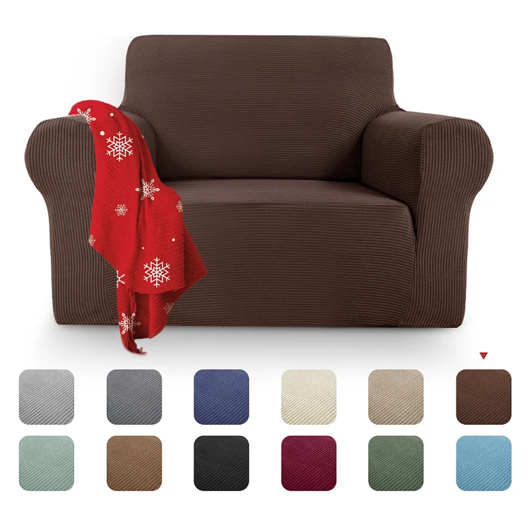 Sanmadrola Couch Covers for Dogs Sofa Covers Washable 100% Waterproof Non Slip Couch Covers Stretchable Machine Washable for Dogs Kids Pets