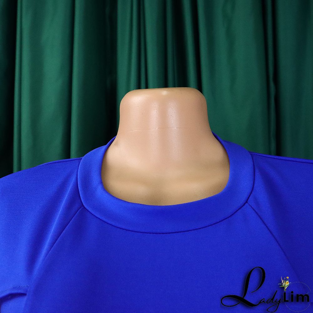 Ladies Africa Summer Elegant Short Sleeve Bodycon Dress