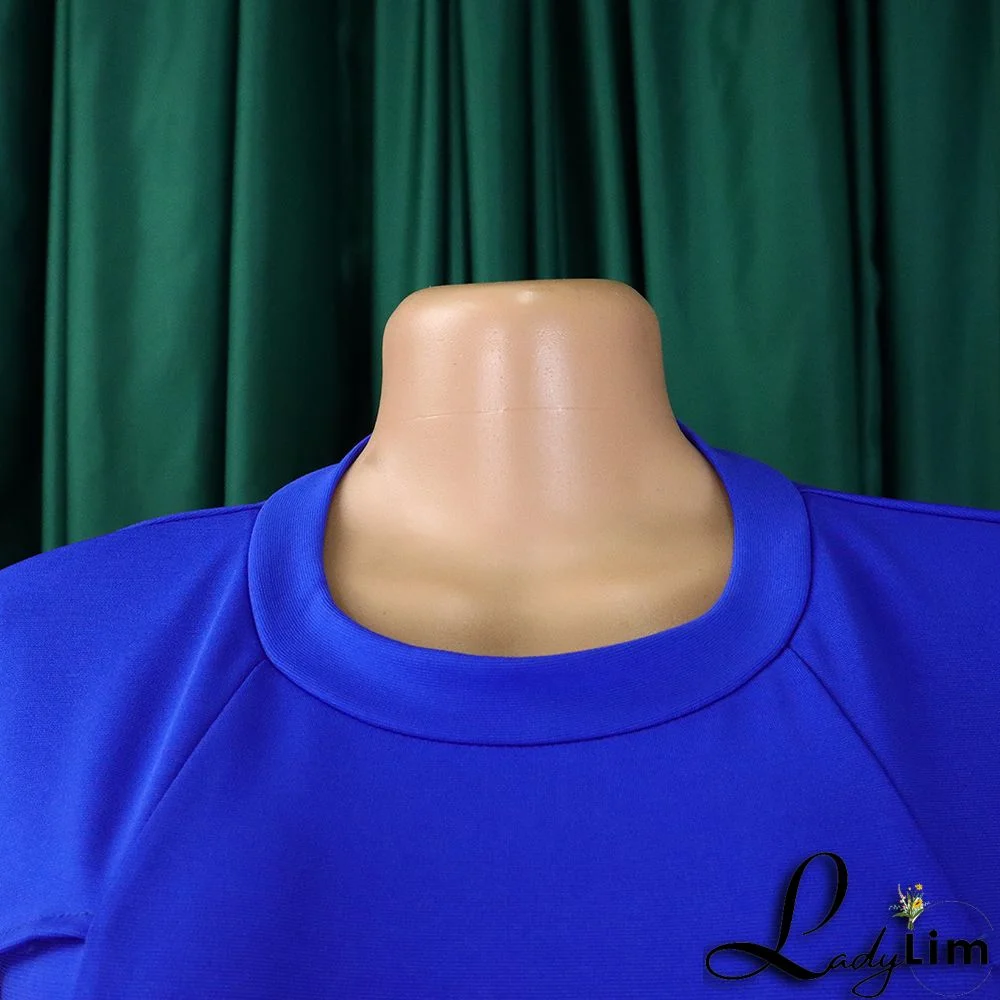 Ladies Africa Summer Elegant Short Sleeve Bodycon Dress