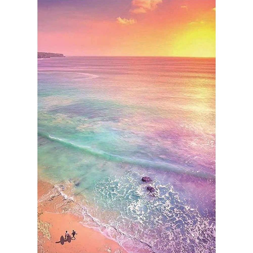 Beach Seascape - Full Round - Diamond Painting(30*40cm)