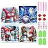 4Pcs/set Diamond Painting-DIY Full Round Drill Winter Goblin(40*40 CM)