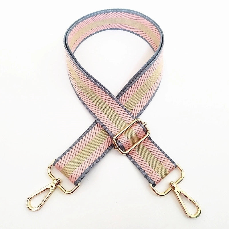 Polyester Color Block Bag Strap