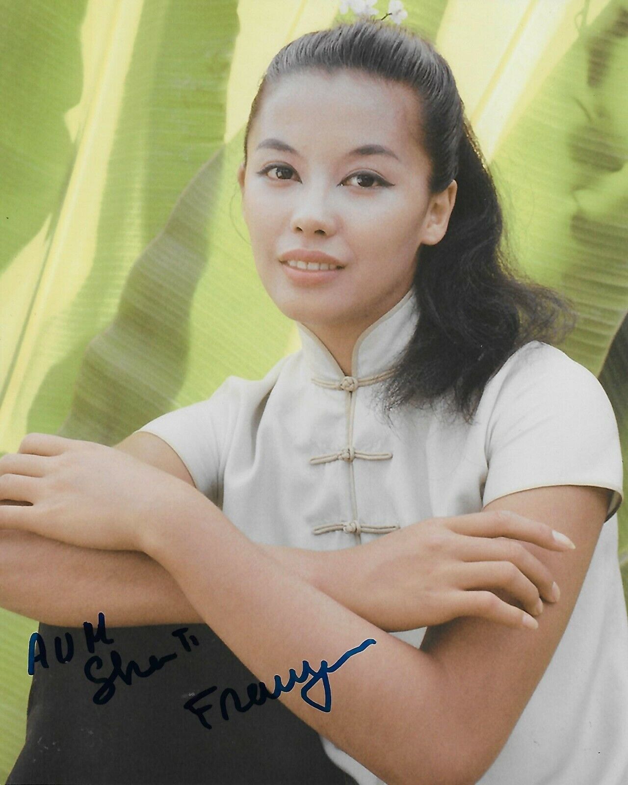 France Nuyen Original Autographed 8X10 Photo Poster painting #16 signed @HollywoodShow