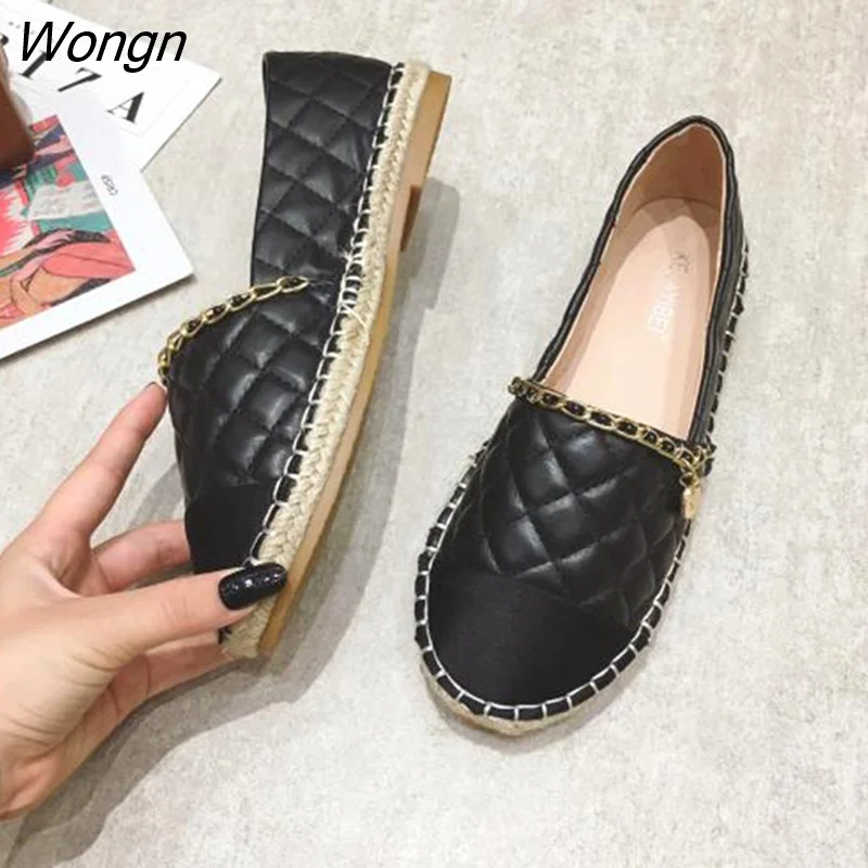 Wongn Summer Fashion Shoes Women Flats Casual Woman Shoes Slip-on Soft Comfortable Brand Ladies Footwear A2671
