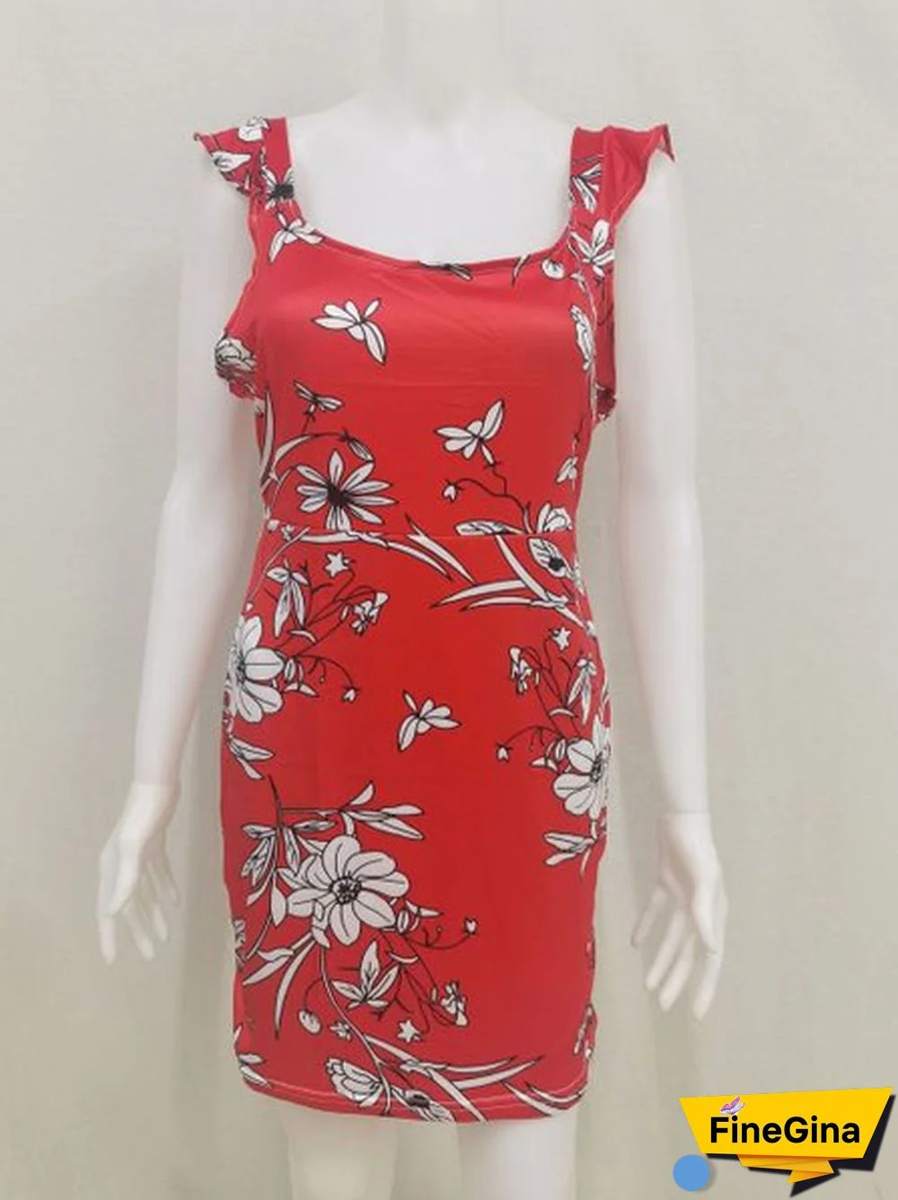 Dress Women Summer dresses Sleeveless Condole Belt Printing Backless Package Buttocks dropshipping Casual Vestidos