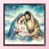 Virgin Mary And Jesus-11CT Stamped Cross Stitch 40*40cm/15.75*15.75in tapestrymarket
