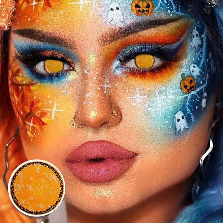 Estrellas Yellow Cosplay Contact Lenses