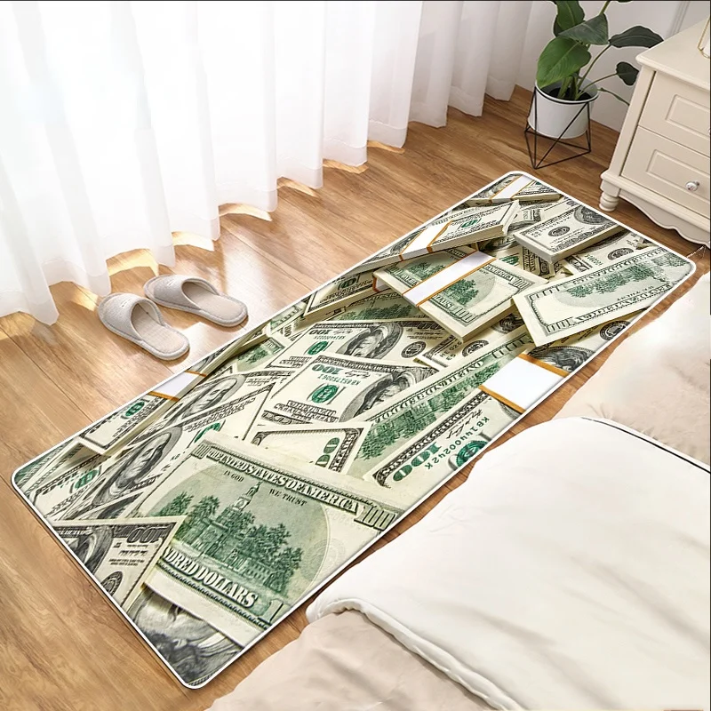 Athvotar Entrance Doormat Dollar Money Pattern Living Room Floor Rugs Home Decor Kitchen Absorbent Carpet Anti Slip Bathroom Mat 1127-0