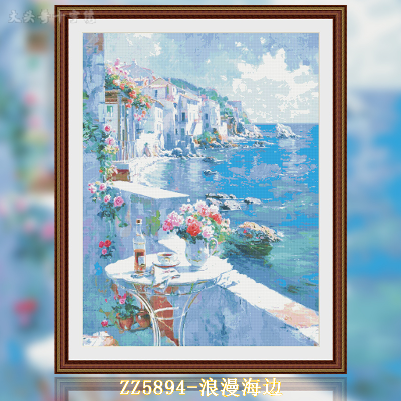 【ZZ5894- Romantic Seaside】 Painting Fairy Cross Stitch