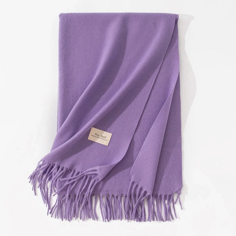 Scarf Winter Warm Windproof Shawl Women’s High-end Korean Style Women’s Cashmere Scarf