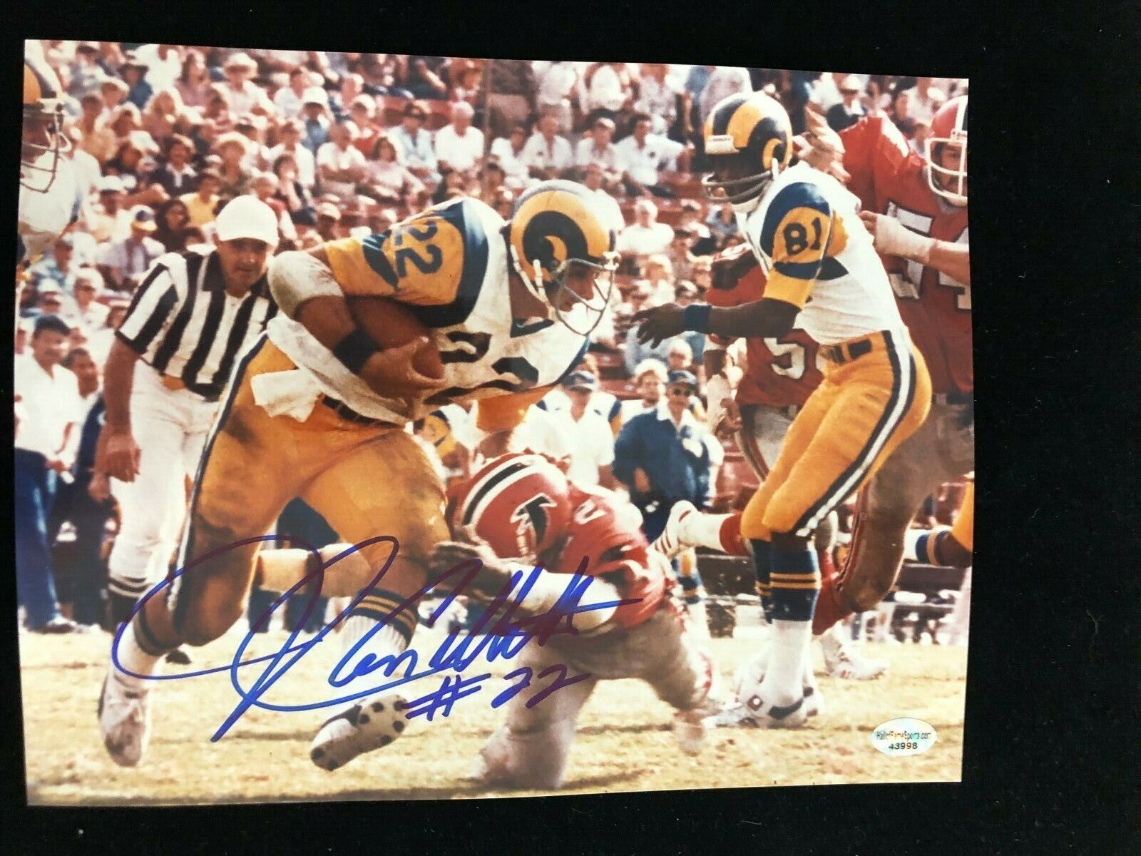 John Cappelletti Signed Autographed Photo Poster painting COA Los Angeles Rams