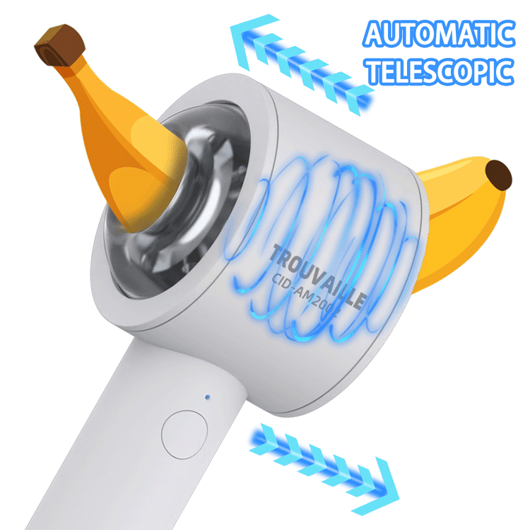 Trouvaille CID AM2002 Banana Peeler Automatic Telescopic Masturbator Blowjob Toy