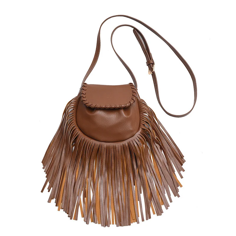 Fringed Saddle Bag