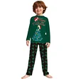 Family Independent Station Holiday Christmas Tree Long Sleeve Pajamas