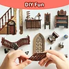 Magic World - DIY Book Corner Kit 3D Assembling Night Light Wooden Book Stand Jigsaw Puzzle