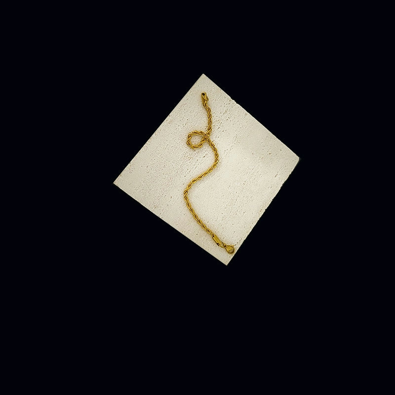 Hip-Hop Retro Rhombus 304 Stainless Steel Bracelets In Bulk