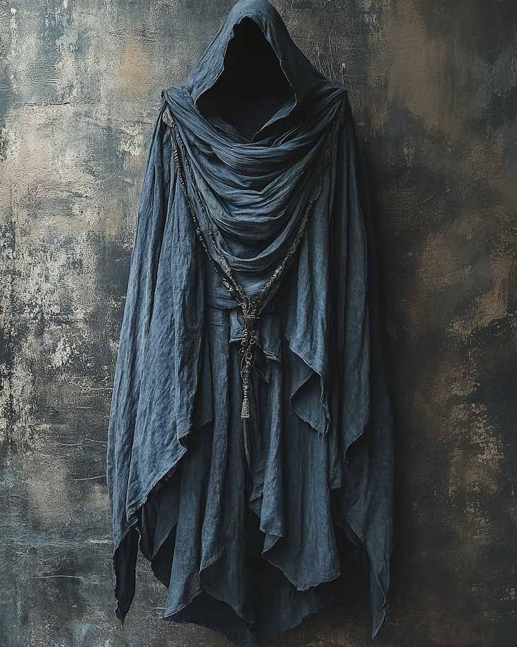Solid color long wizard cape 7db5
