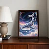 Diamond Painting-DIY Special Shaped Drill Pearl Painting Whale(30x40cm)