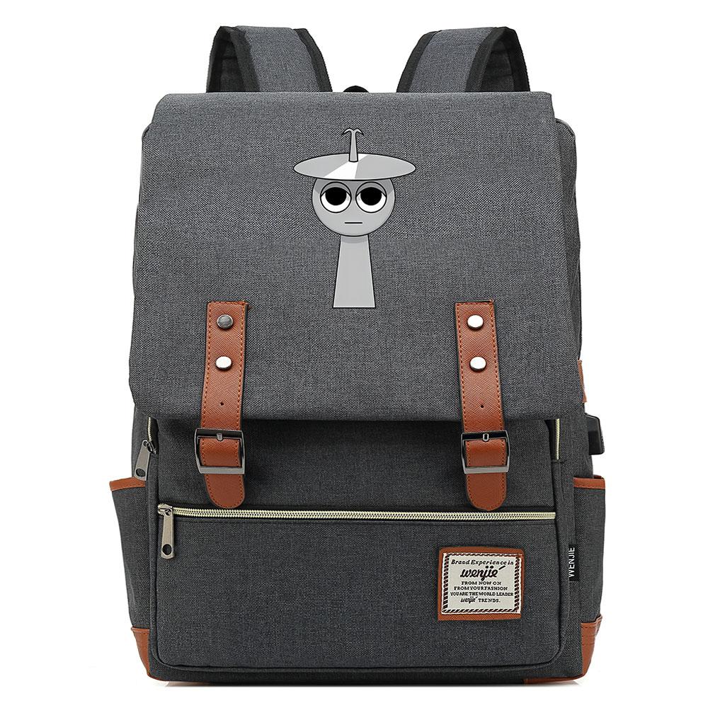 Mayoulove Sprunki Backpack Lightweight Design with Adjustable Straps for School and Outdoor Adventures-Mayoulove