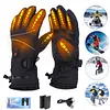 Electric Heating Gloves Rechargeable Windproof Hand Warmer Ski Thermal Gloves
