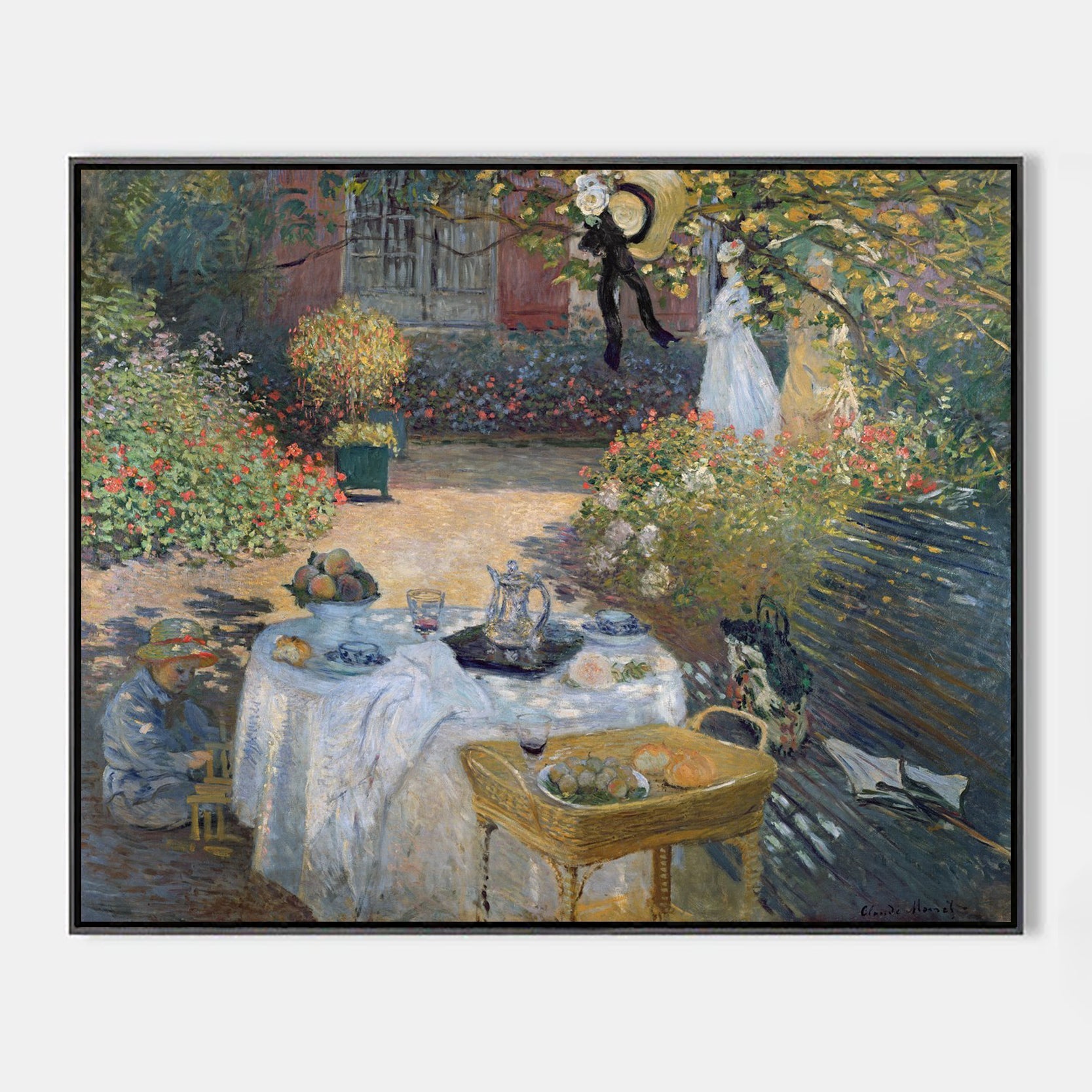 Arabelart The Luncheon: Monet's Garden at Argenteuil - Famous Art Reproduction