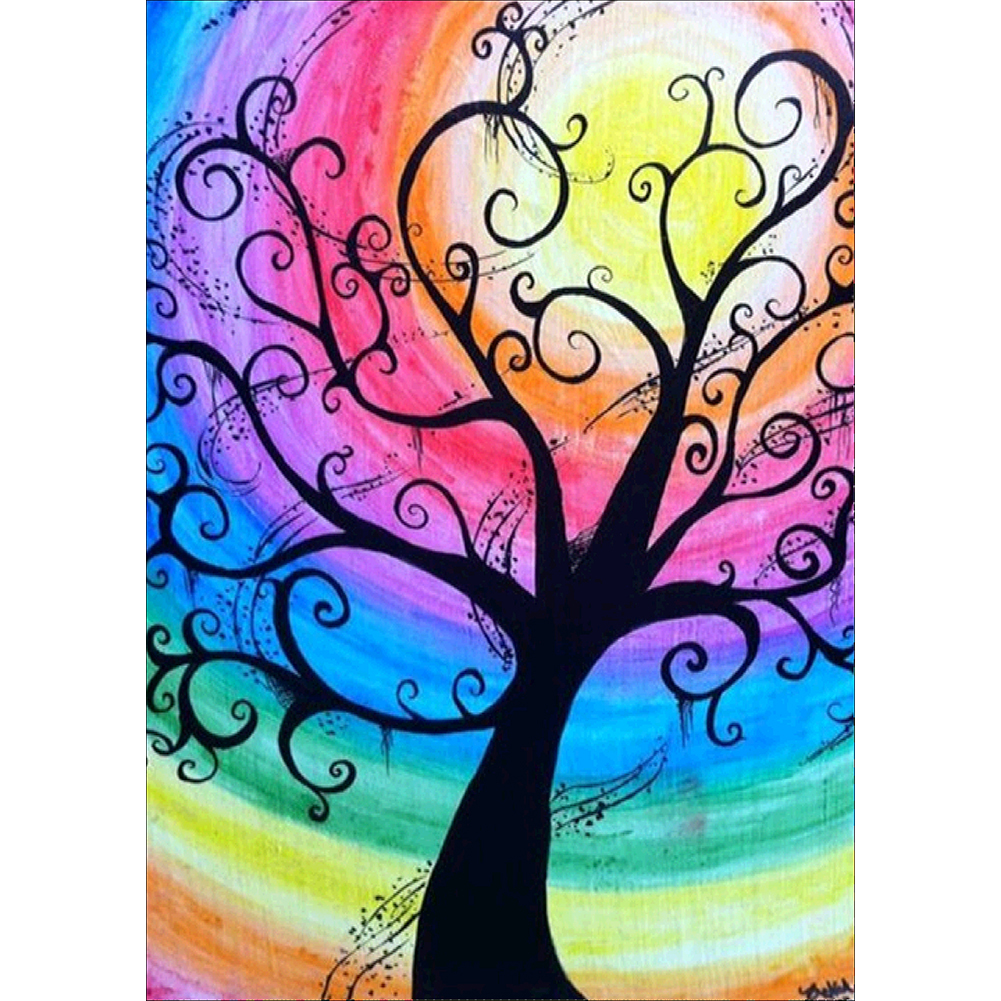

Fantasy Tree - Round Drill Diamond Painting - 40*30CM, 501 Original