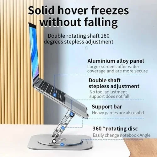 Laptop Stand Aluminum Alloy Rotating Bracket - Hot Sale - 49% OFF