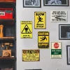 6pcs - Warning Signs - Vintage Metal Signs(12*16Inch)