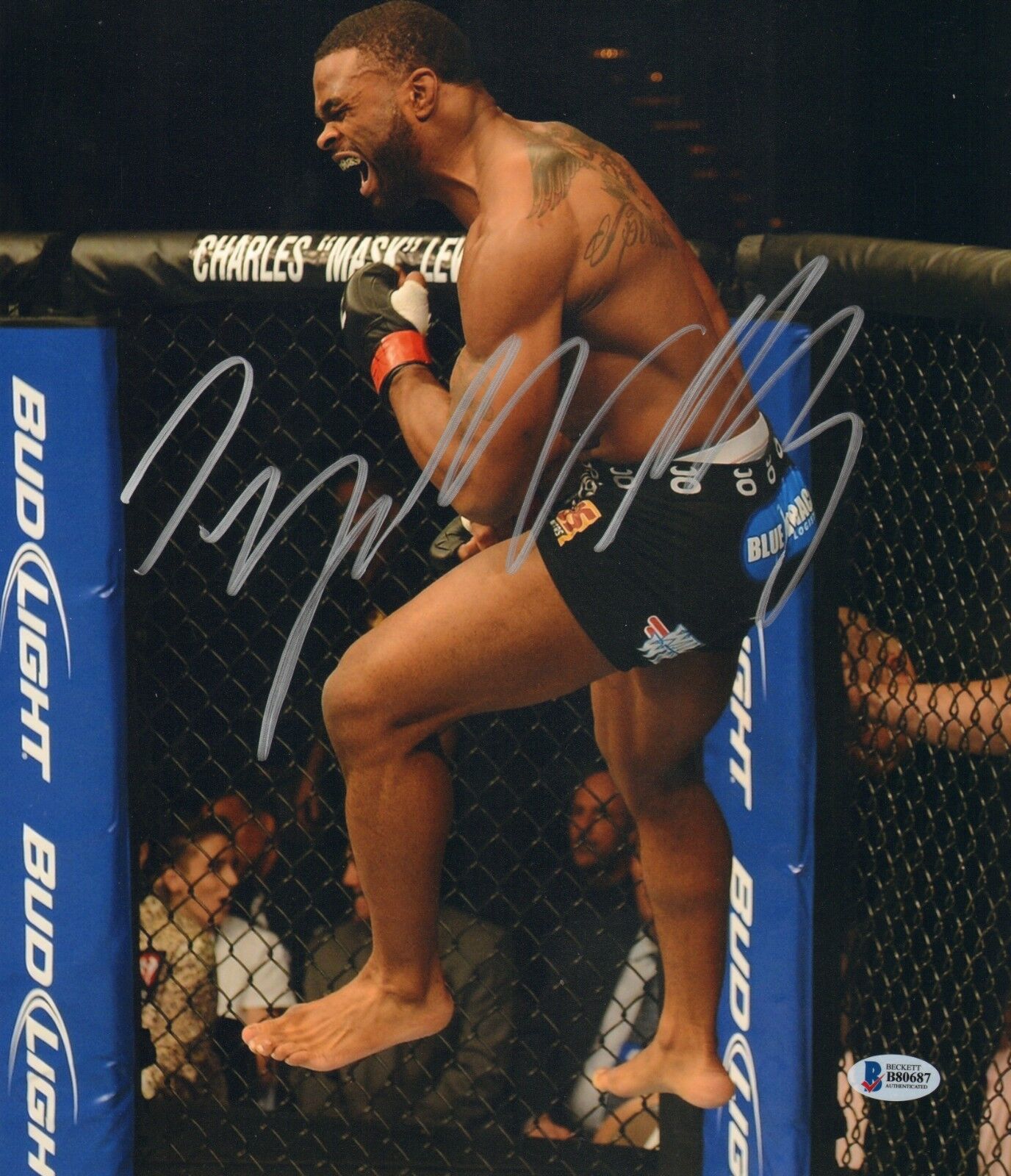 Tyron Woodley Signed 11x14 Photo Poster painting BAS Beckett COA UFC Picture Autograph 209 201