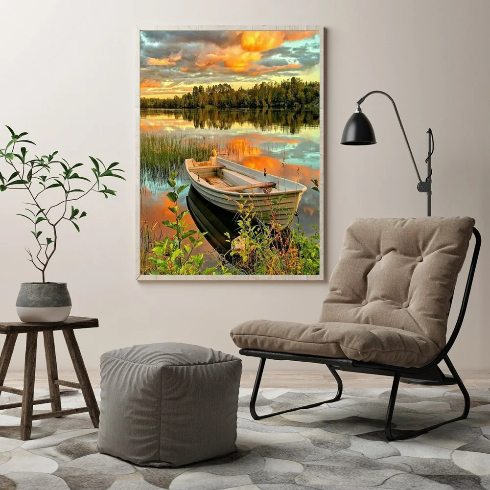 Boat Grove - Paint By Number(40*50cm)