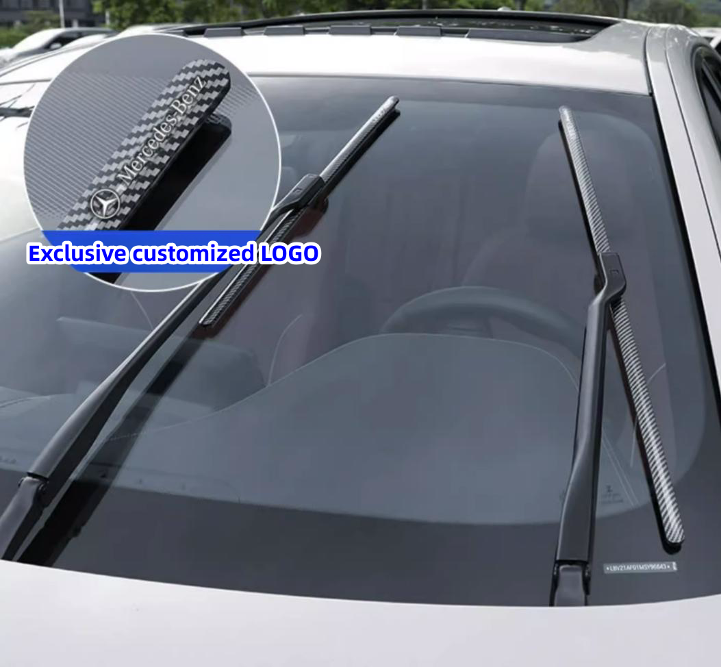 Carbon fiber pattern exclusive logo wiper(2PC)