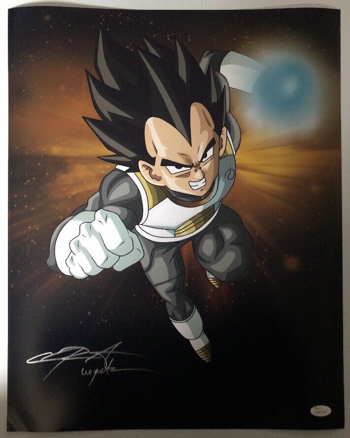 Chris Sabat Signed Autographed 16x20 Photo Poster painting Dragon Ball Z Vegeta JSA COA 4