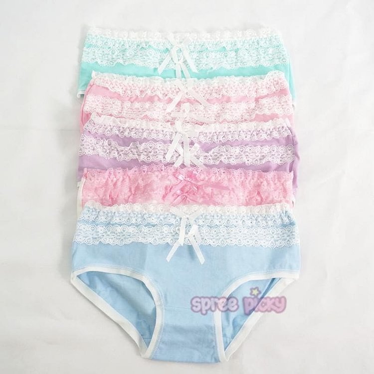 5 Colors Candy Lace Undies SP165641