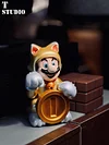 Small & Big Size Lucky Cat Cosplay Mario - Super Mario Resin Statue - T Studio