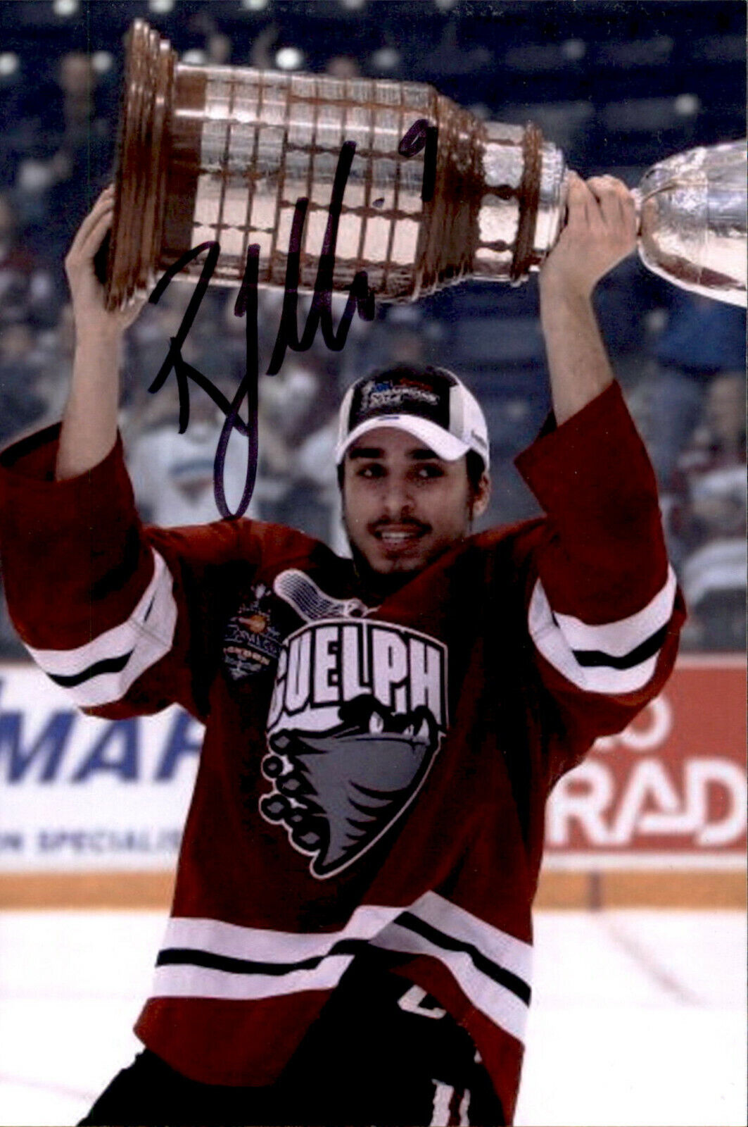 Robby Fabbri SIGNED 4x6 Photo Poster painting GUELPH STORM / DETROIT RED WINGS