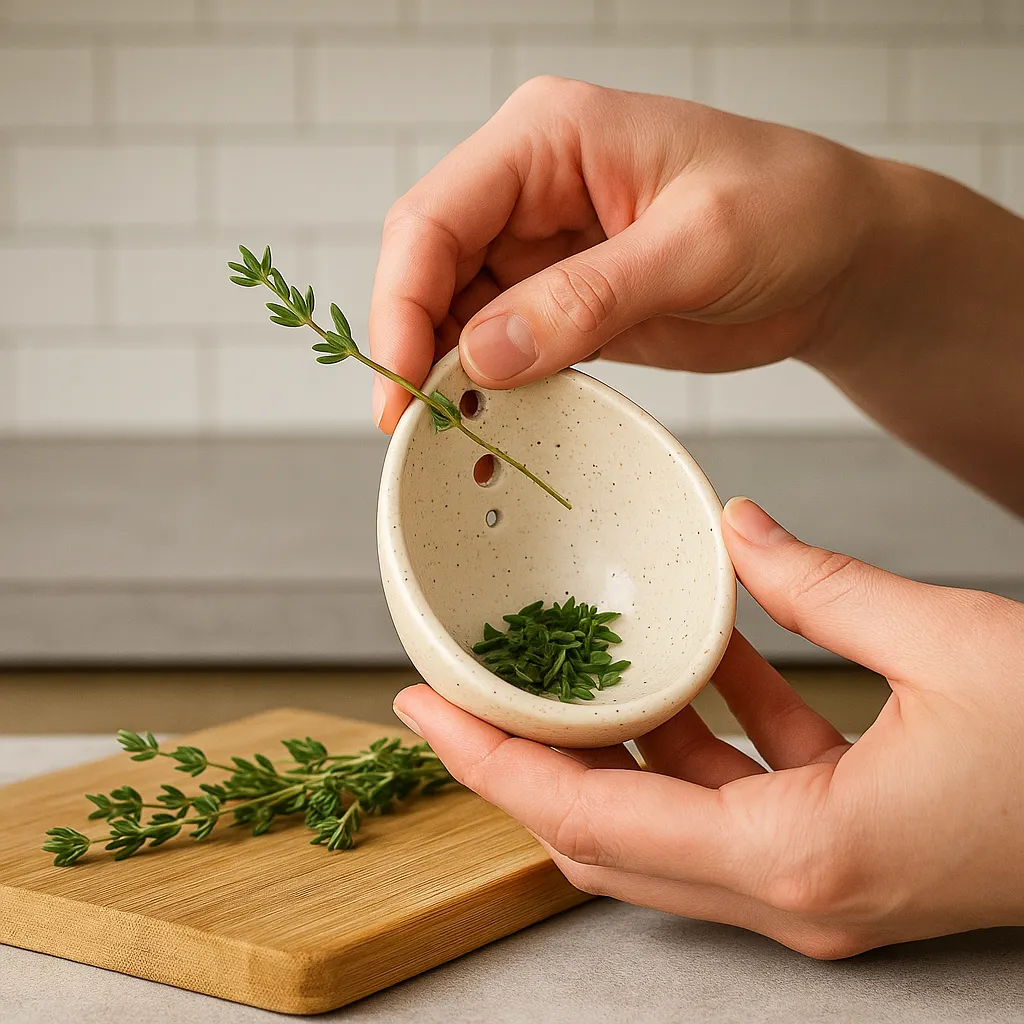 Pottery Herb Stripper(𝐉𝐨𝐧 𝐇𝐚𝐦𝐛𝐥𝐢𝐧 𝐇𝐚𝐧𝐝𝐦𝐚𝐝𝐞&reg;) - BUY 3 GET 20% OFF&FREE SHIPPING