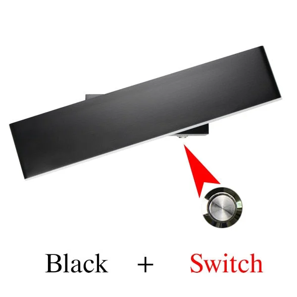 Led indoor wall lamps rotation adjustable switch modern wall sconce with switch stair wall light fixture hallway led wall sconce