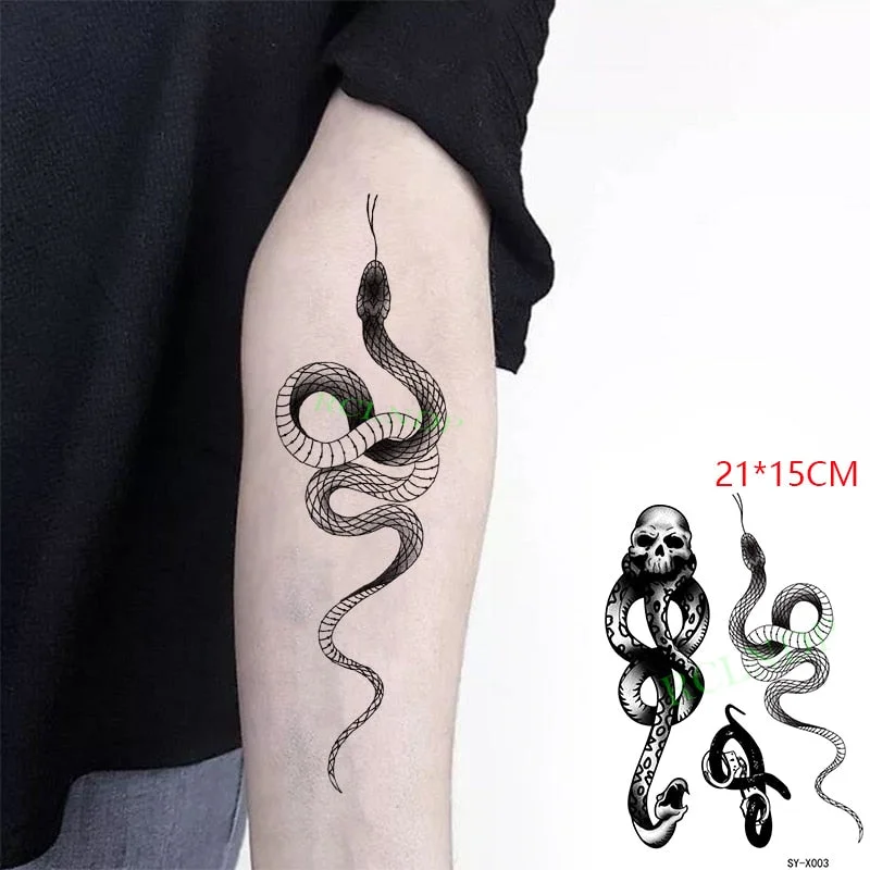 Waterproof Temporary Tattoo Sticker dragons China totem tatto stickers flash tatoo fake tattoos for men women
