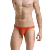 Men's Sexy Ultra-thin Transparent Ice Silk Low-waist U-convex Briefs