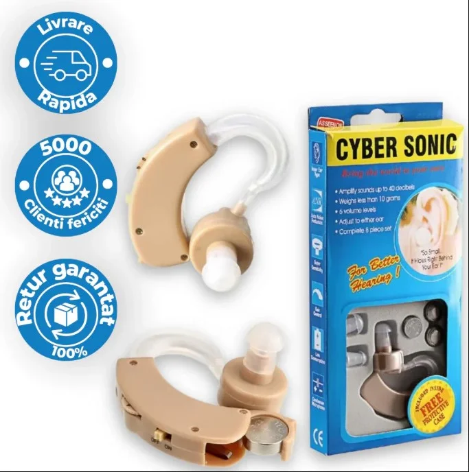  【Medical Grade】Wireless Assistive Earphones Behind-the-Ear Hearing Aids